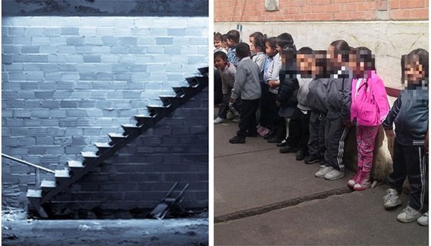 Escuela encierra en sótano a niñas por falta de pago