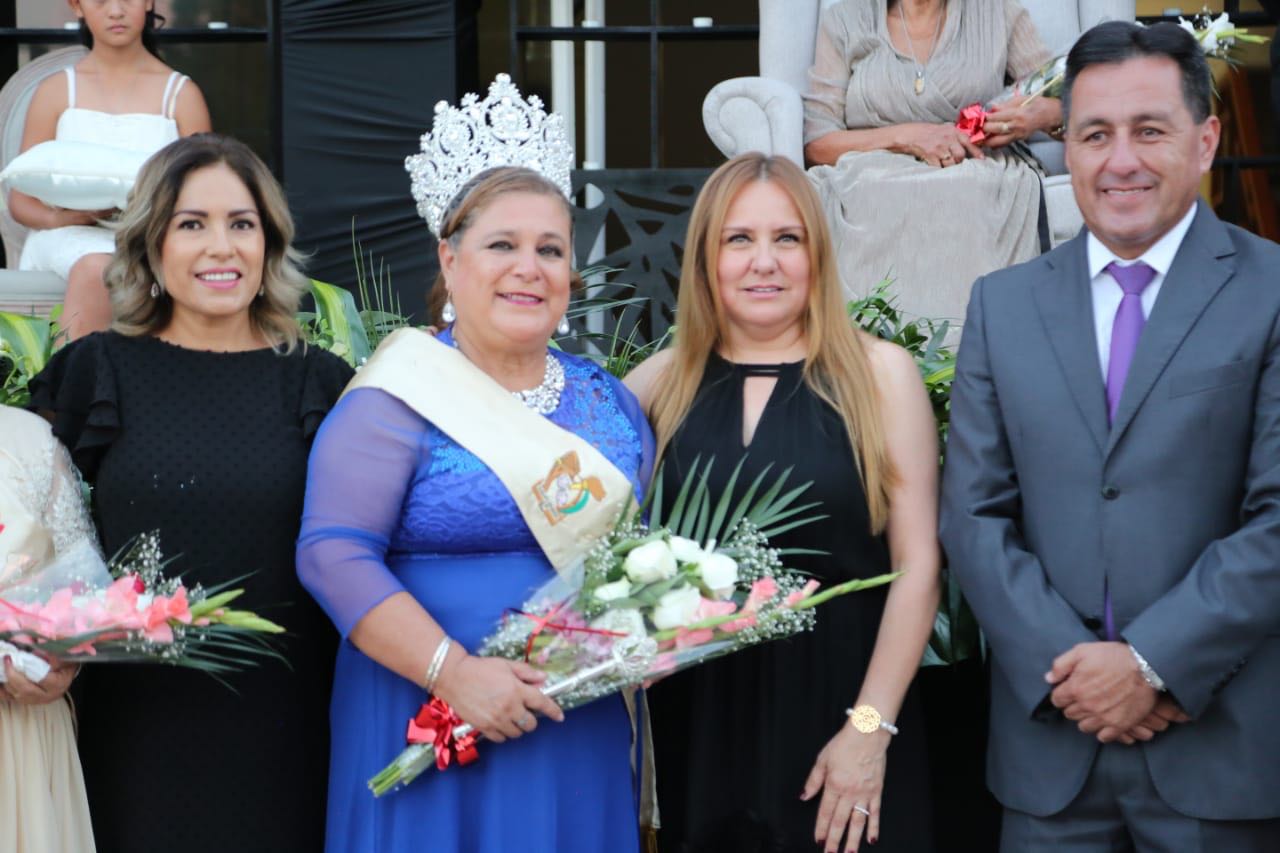 Corona Marcela Gorgón a reina de los adultos mayores de Matamoros
