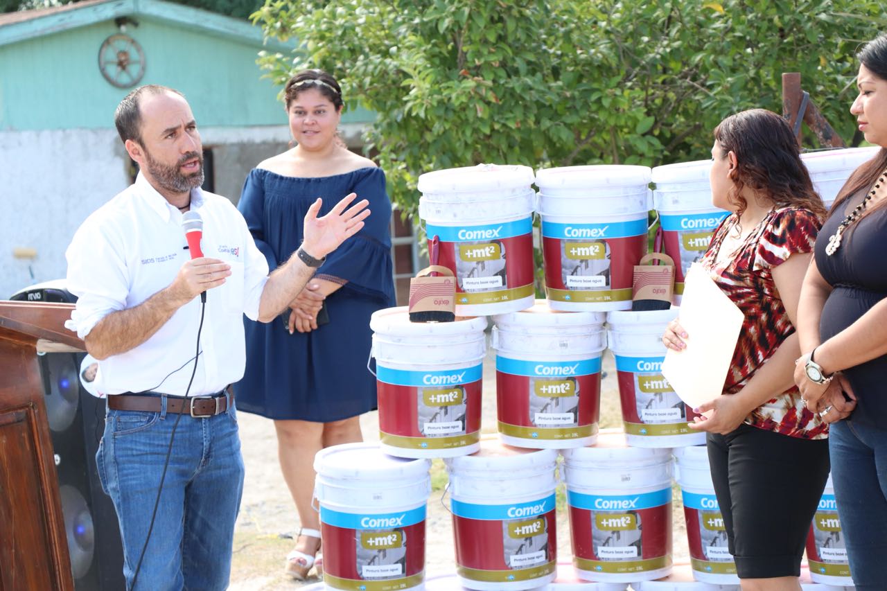 Inicia programa “pintando sonrisas” en cinco manantiales