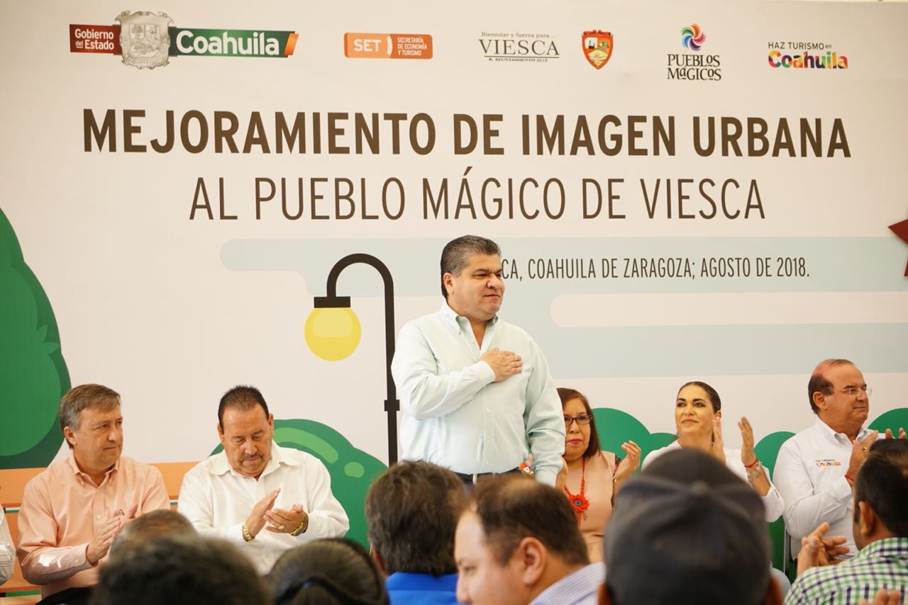 Inicia gobierno de Coahuila mejoramiento de imagen urbana en pueblo mágico de Viesca