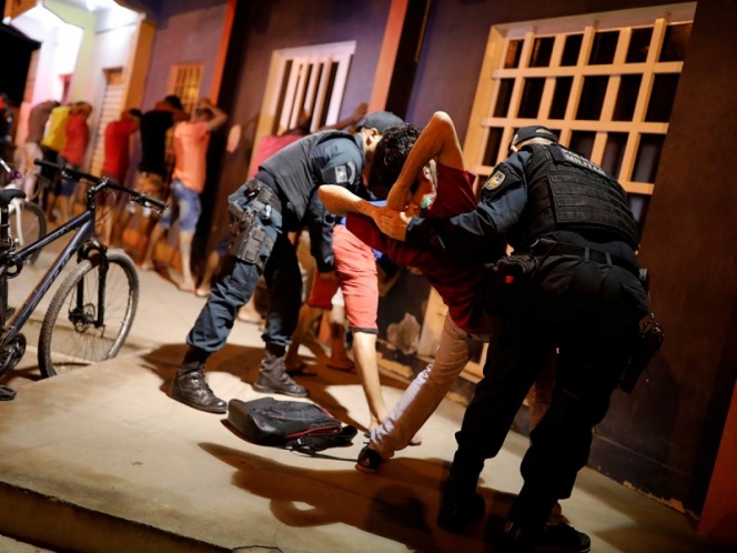 Detienen en megaoperativo a 650 homicidas en Brasil