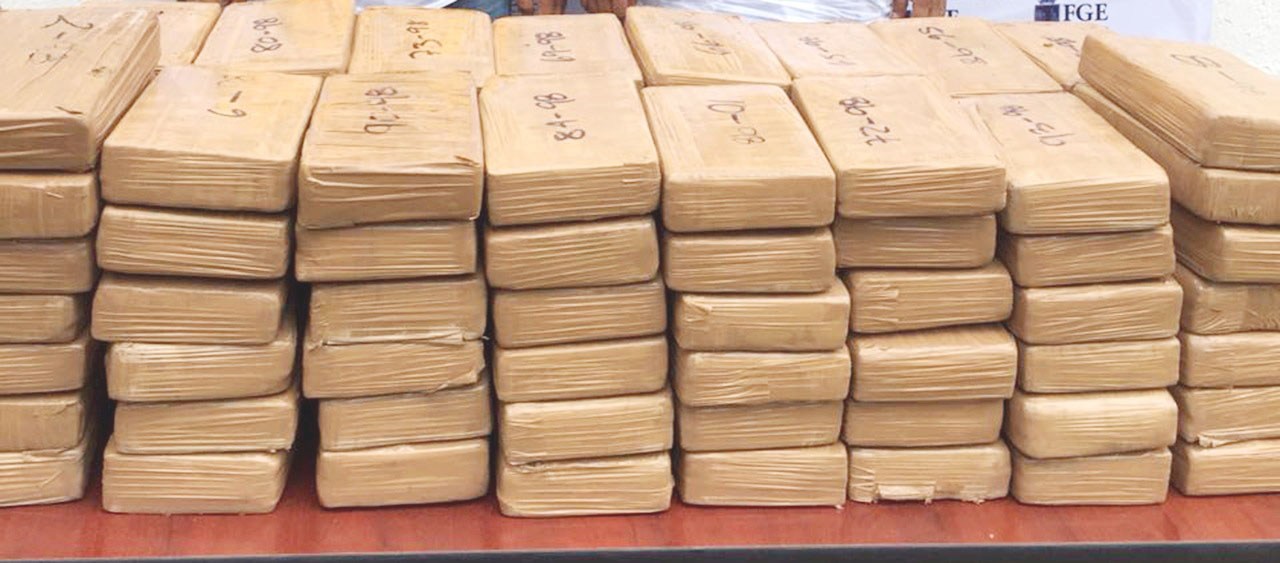 Aseguran más de 100 kg de cocaína en Chiapas