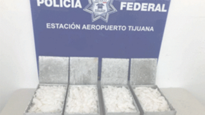 Aseguran 30 kgs de ‘crystal’ en Tijuana