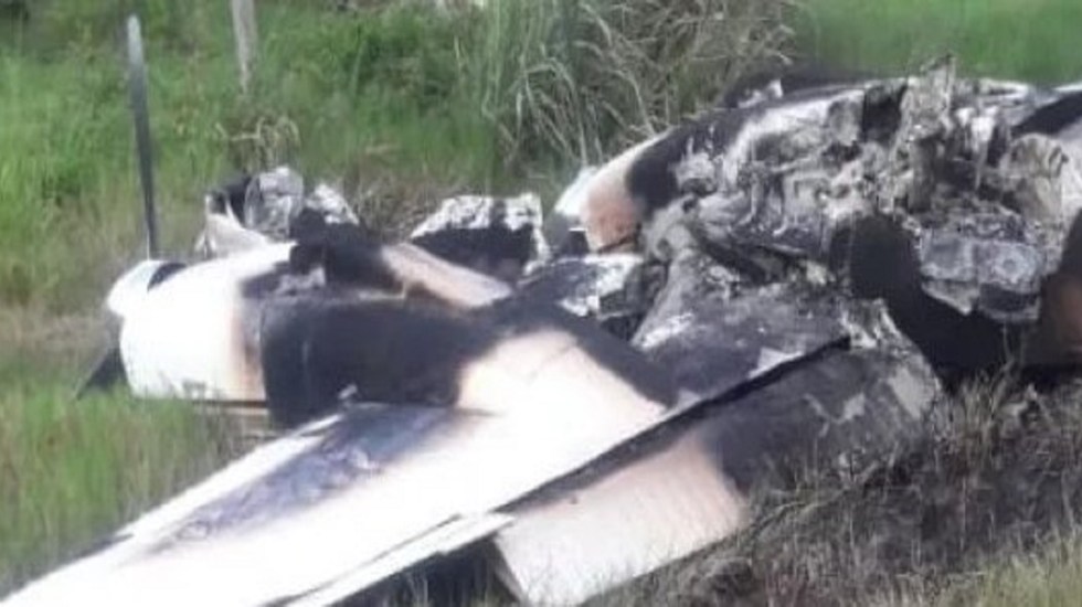 Aeronave se desploma en la frontera de México con Belice