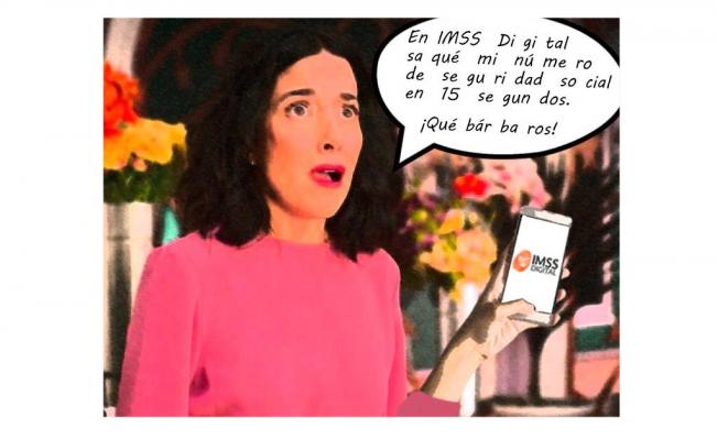 IMSS insta a descargar su App al estilo ‘Paulina de la Mora’