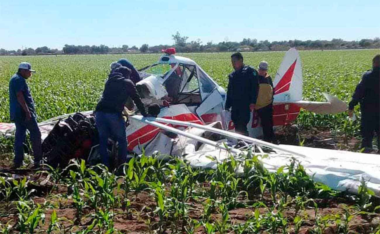 Se desploma avioneta en Namiquipa, hay un muerto