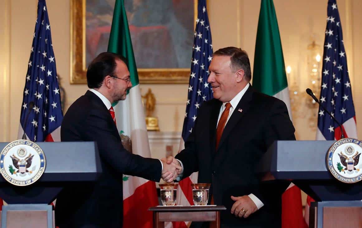 Pompeo y Videgaray dialogan por teléfono sobre migración y seguridad