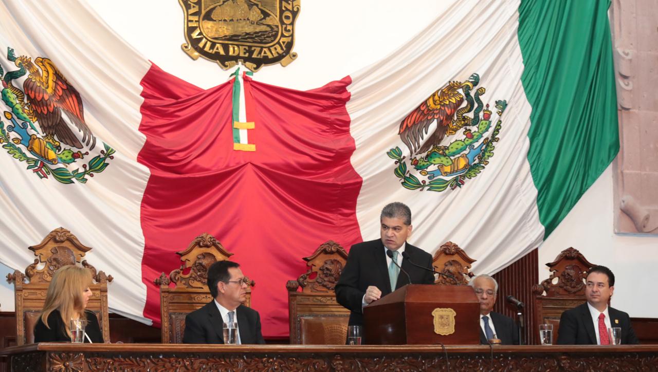 Unidad y trabajo, factor para que Coahuila <br>continúe con su crecimiento: Riquelme