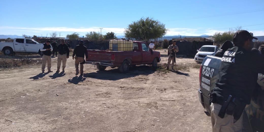 Caen 8 huachicoleros <br>en General Cepeda