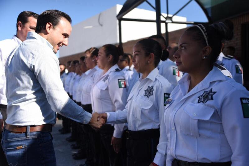 Brinda Manolo seguridad a los saltillenses