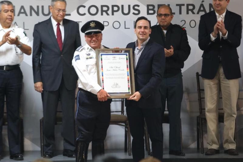 Reitera Manolo compromiso <br>con la seguridad de Saltillo