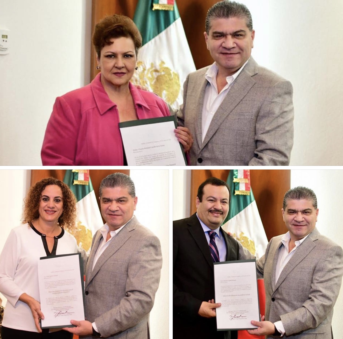 Entrega Riquelme nombramientos <br>en la Secretaría de Educación