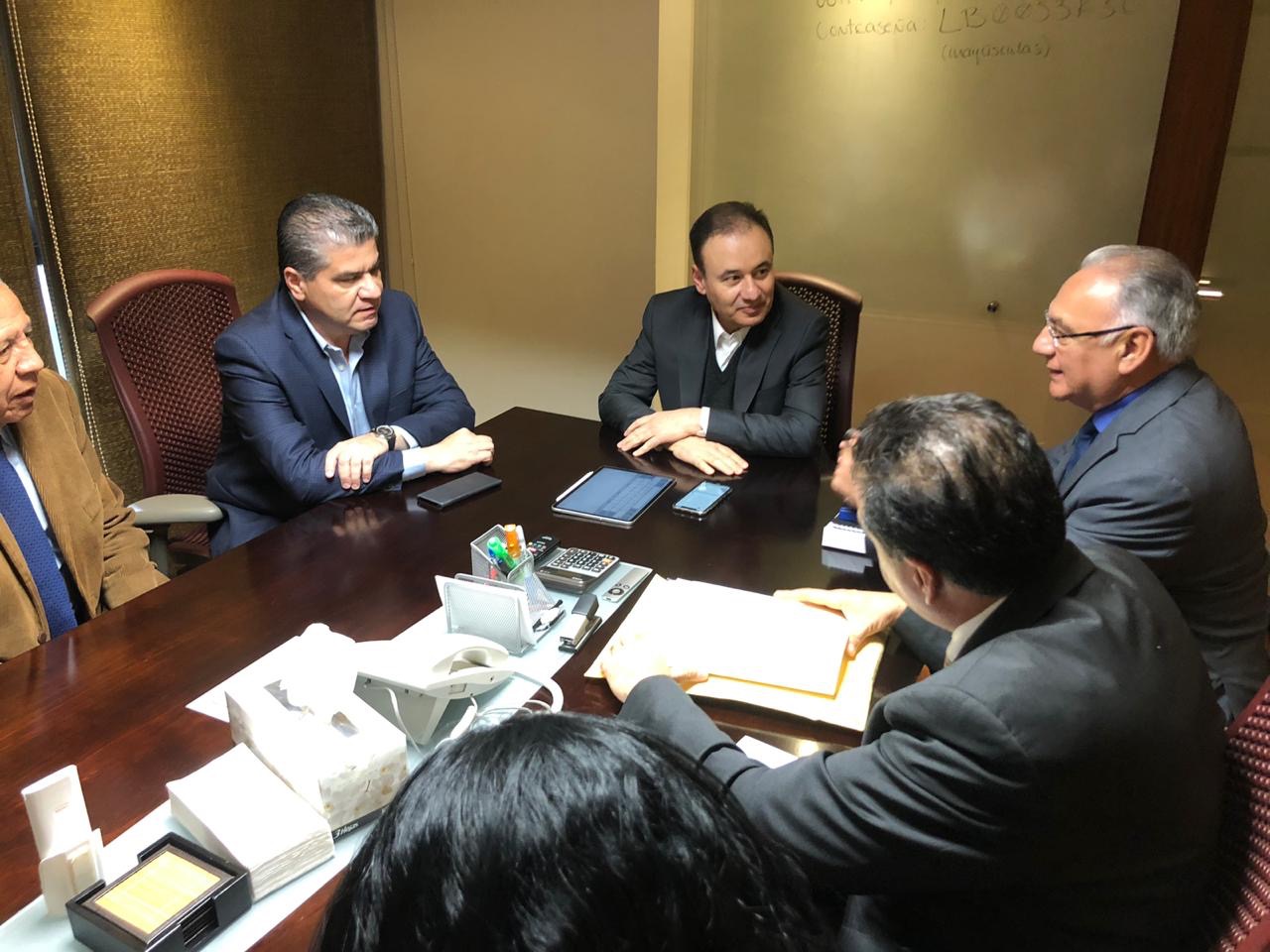 Se reúne Riquelme con secretario <br>de seguridad federal