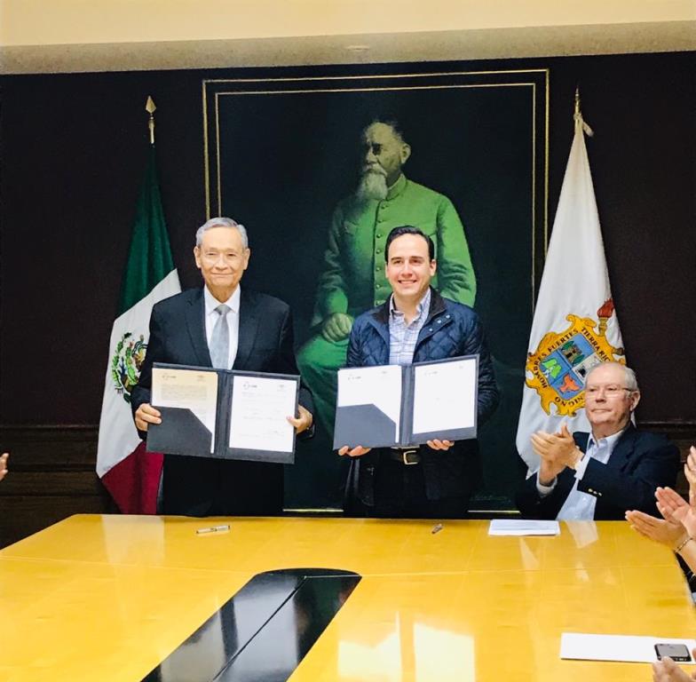 Signan Estado y Municipio <br>convenio por la educación