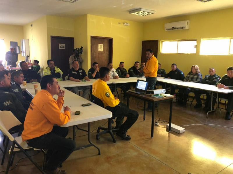 Se capacita la Policía Ambiental en combate de incendios forestales