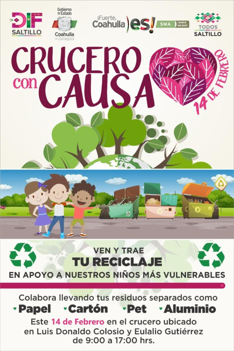 Realizará DIF Saltillo Crucero con Causa