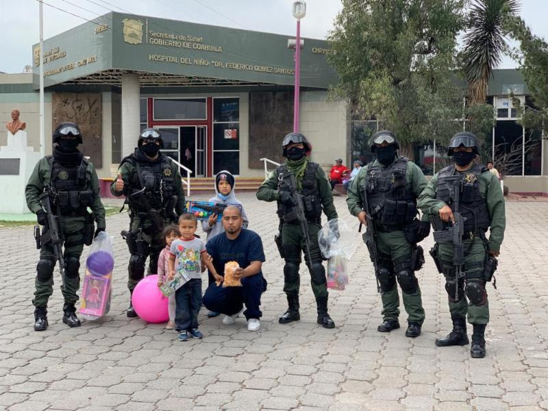 Lleva GRS juguetes a pequeños <br>pacientes del Hospital del Niño