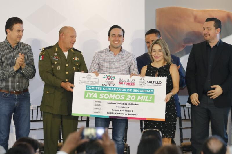 ¡Ya son 20 mil ciudadanos <br>vigilando Saltillo!