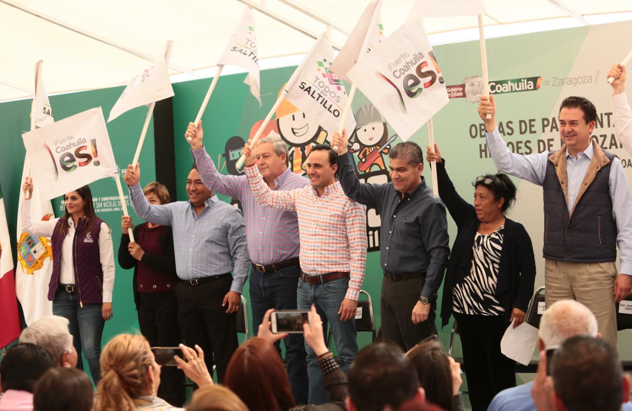 Arranca pavimentación y construcción <br>de puente vehicular en Saltillo