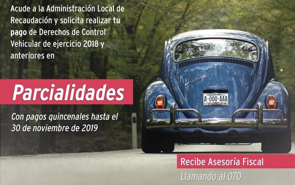 Ofrecen a morosos pagar derechos vehiculares en parcialidades