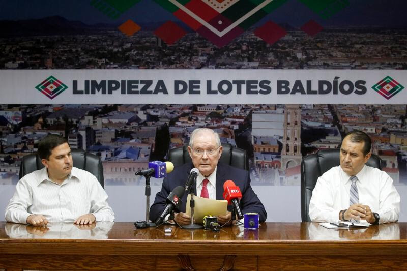 Presenta Municipio programa de limpieza de lotes baldíos