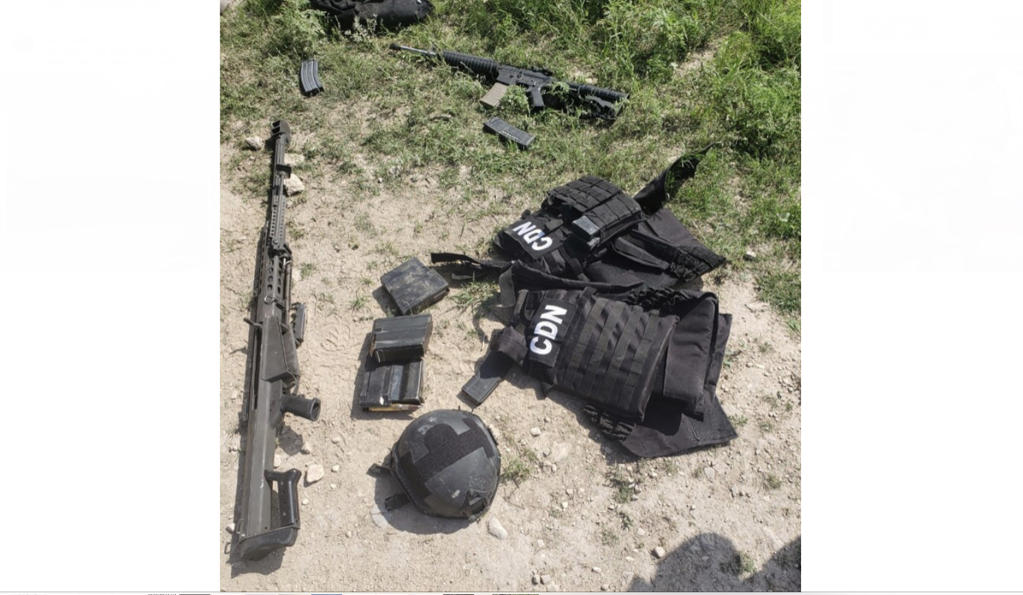 Incautan armamento y equipo táctico del CDN <br>en Allende tras atentado en Rosita; hay 2 detenidos