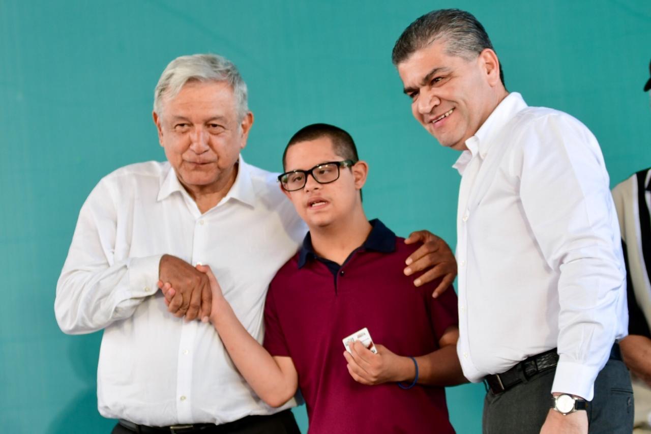 Riquelme, el que más ha apoyado <br>la 4ta transformación: AMLO