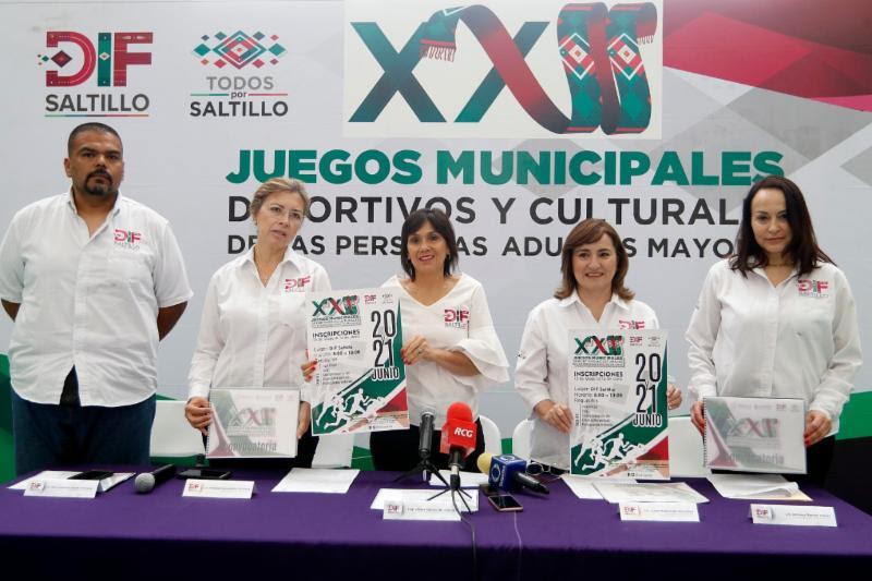 Invita DIF Saltillo a juegos municipales del adulto mayor