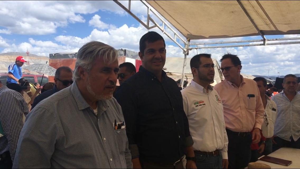 Autoridades federales visitan mina Peñasquito en Mazapil, Zacatecas