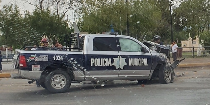 Chocan Fuerza Coahuila <br>y policías municipales en Monclova