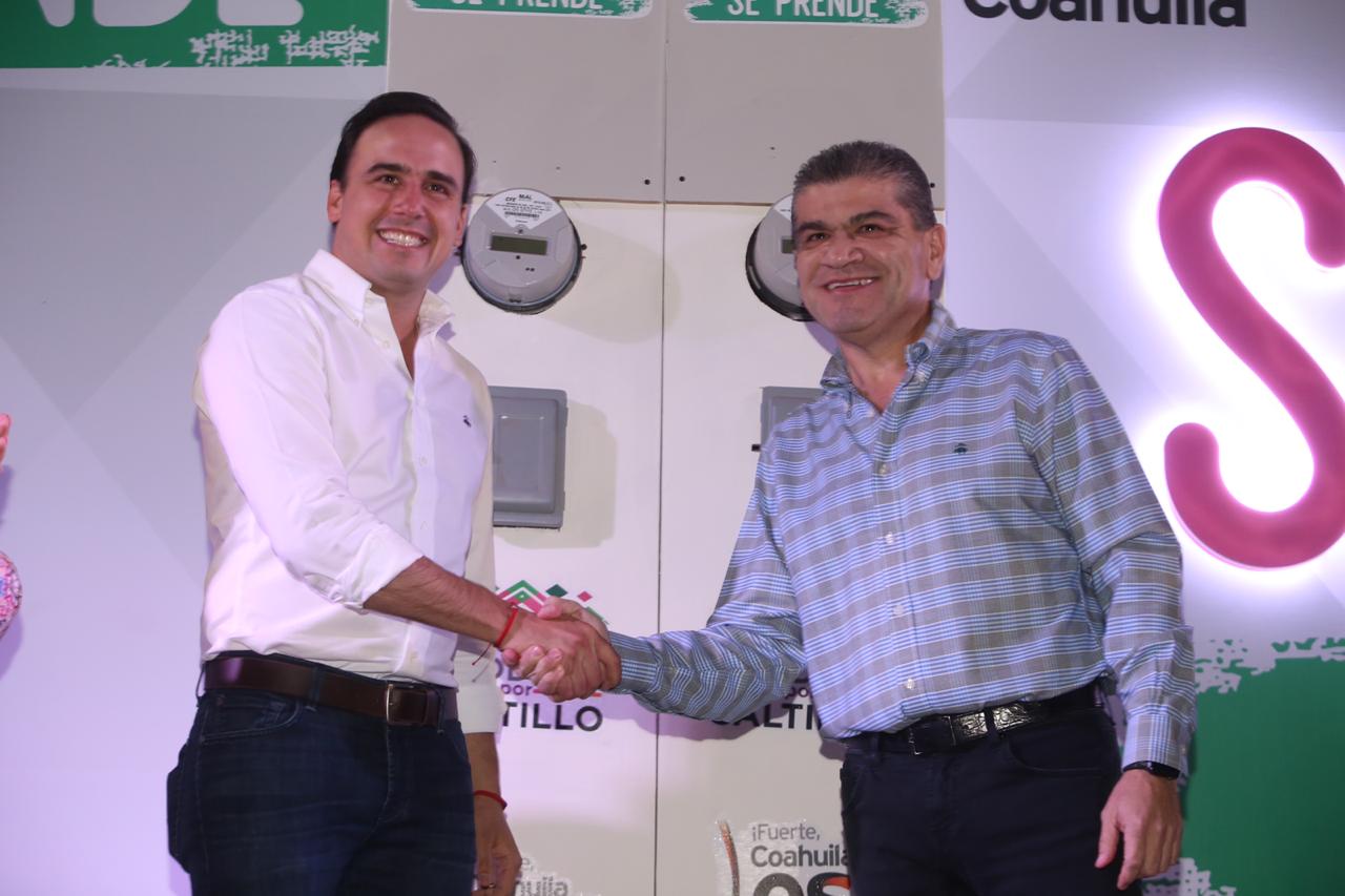 Arrancan Manolo y Riquelme proyecto <br>de modernización de Alumbrado Público