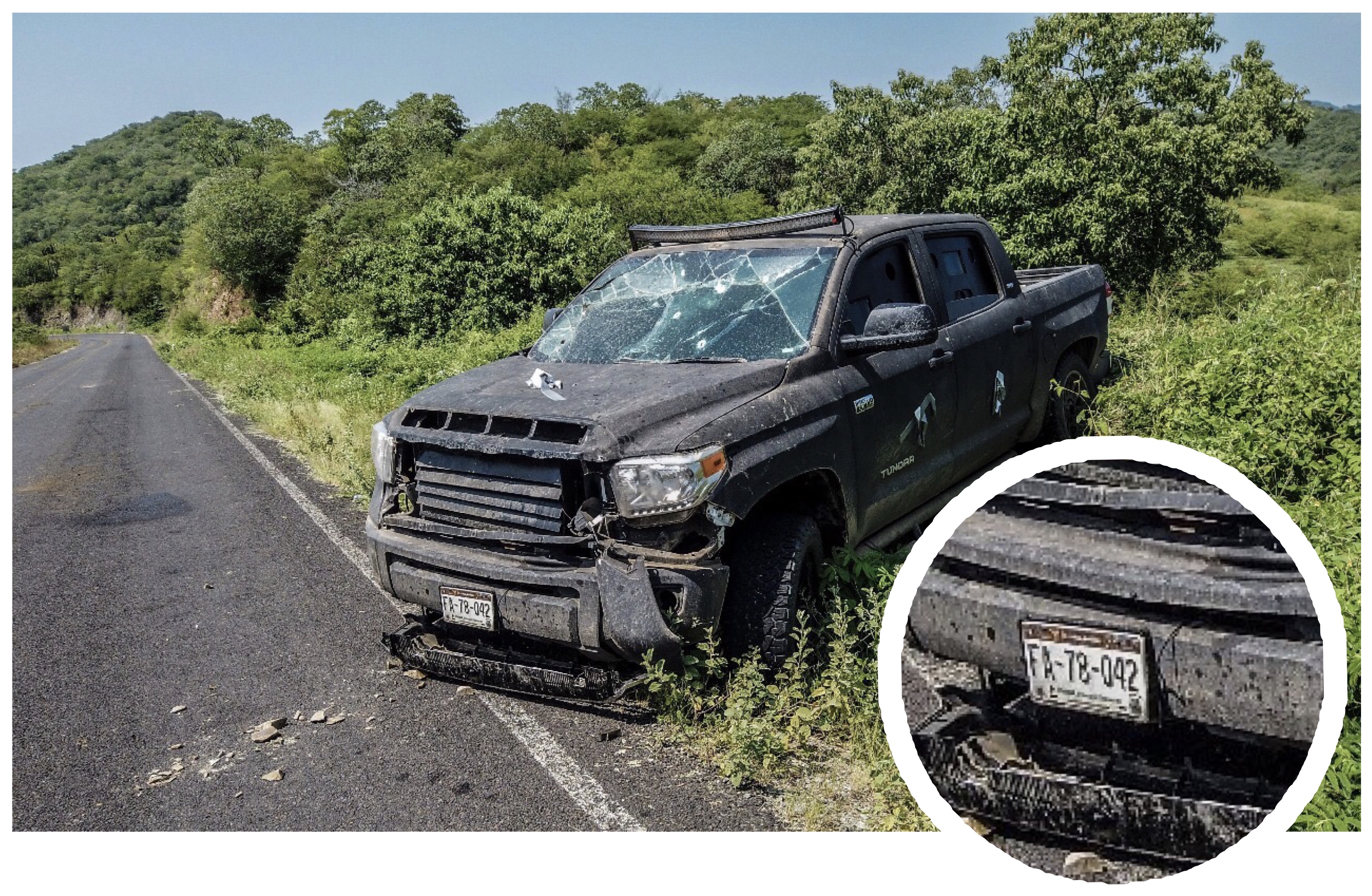 Utiliza narco en Michoacán  <br>‘monstruos’ con placas de Coahuila