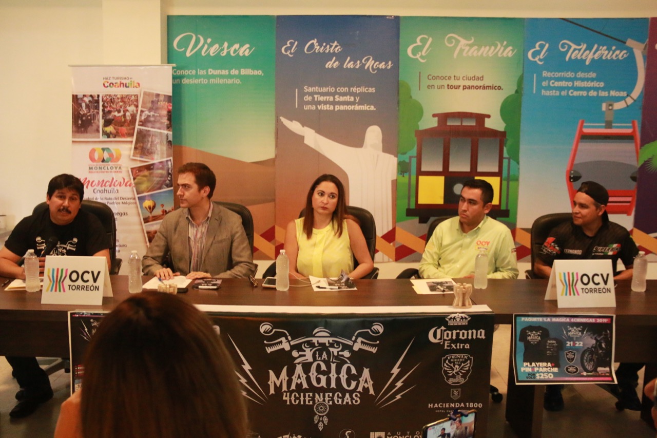 Invita Turismo a la concentración motociclista “La Mágica 4 Ciénegas”