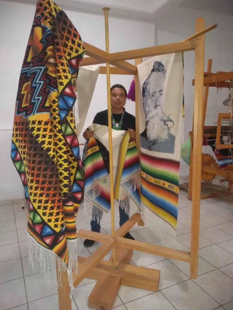Sarape de Saltillo presente en la celebración “Culturas vivas de México”
