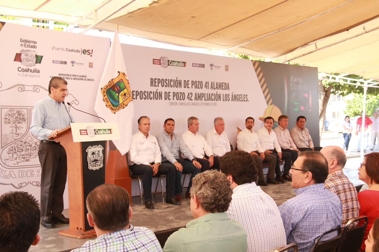 Arranca Riquelme reposición de pozos de agua en La Laguna