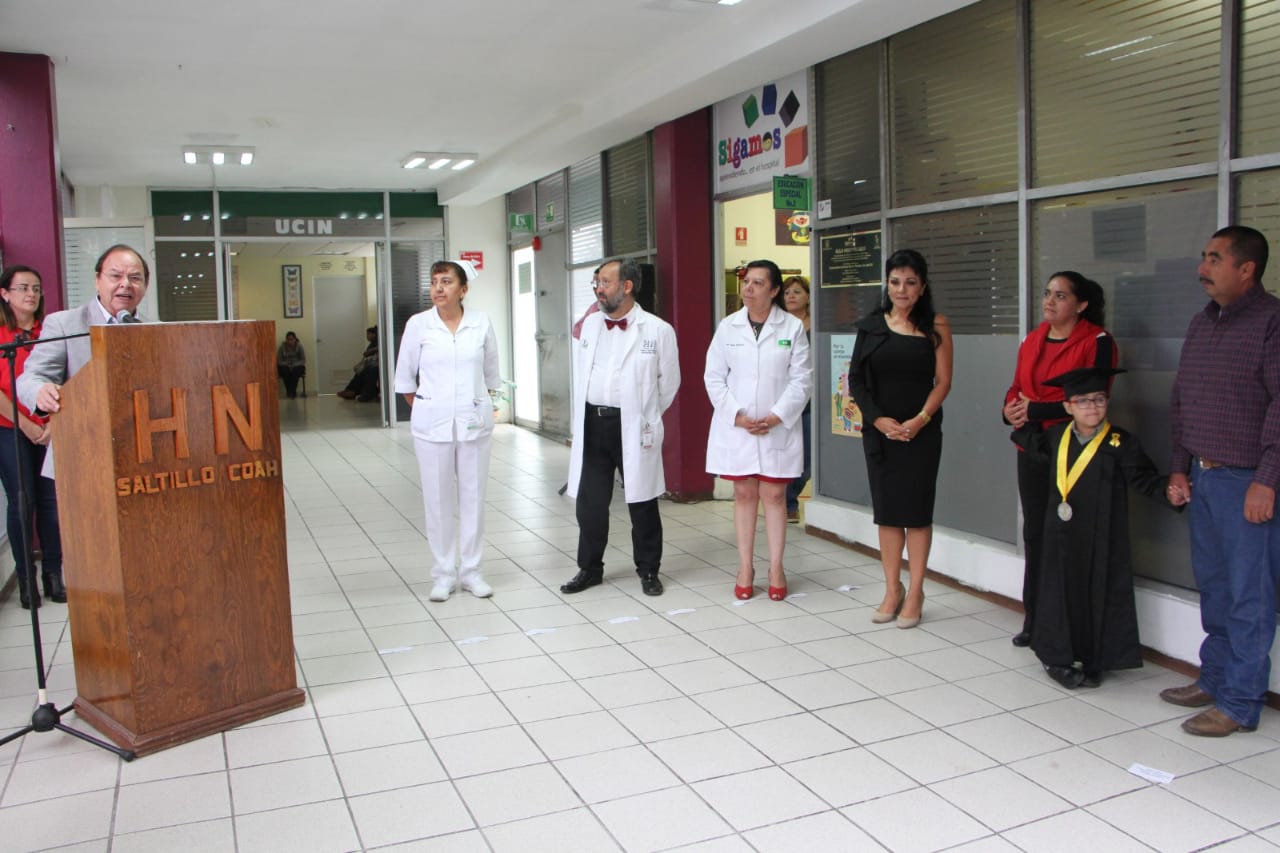 Inauguran campana ceremonial para alta de pacientes con cáncer en Hospital del Niño