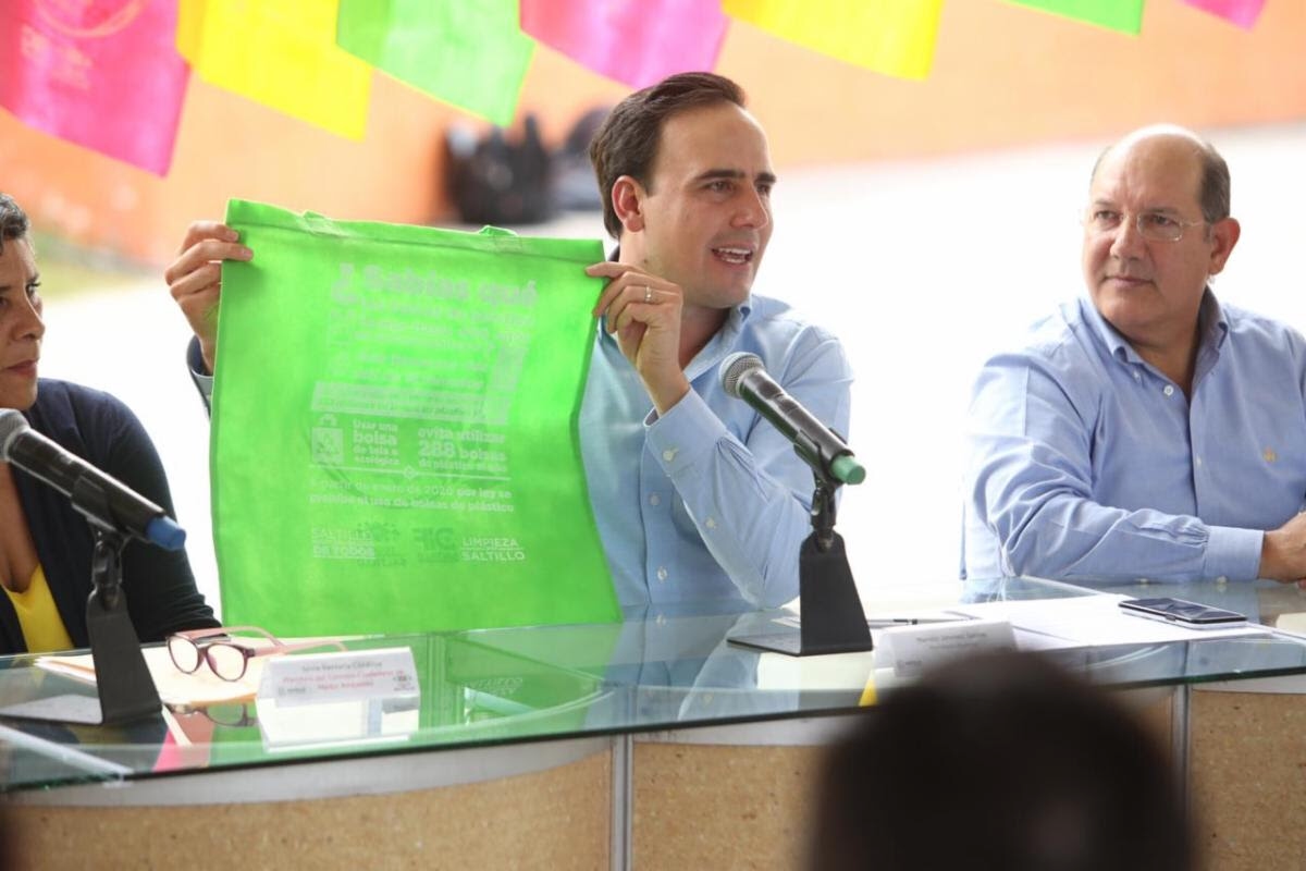 En Saltillo, sin bolsa de plástico por favor