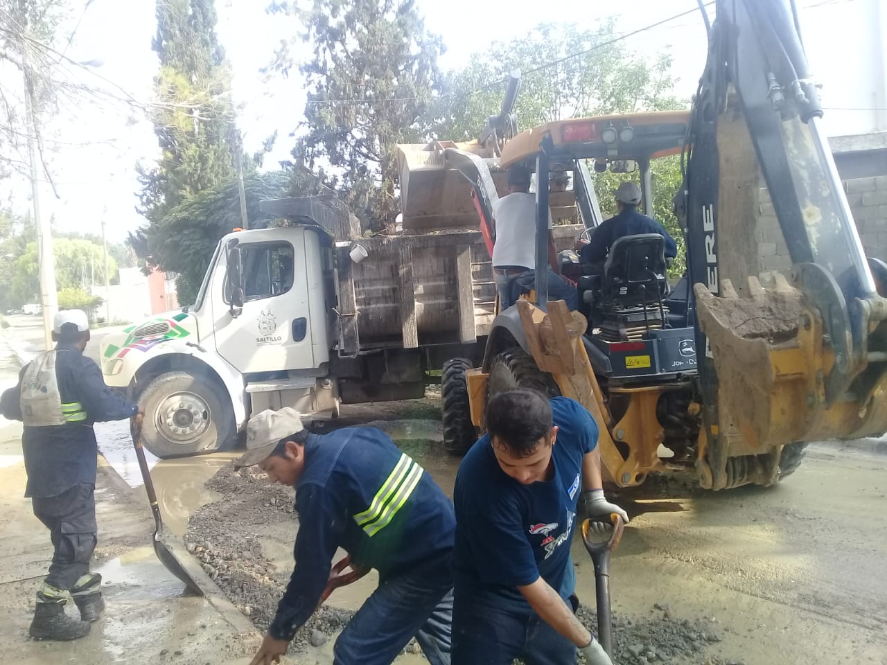 Responde Gobierno de Saltillo ante contingencia por fuertes lluvias