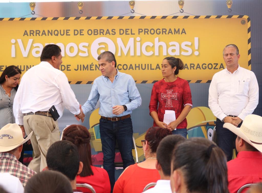 Inicia MARS obras de electrificación en ejido de Jiménez