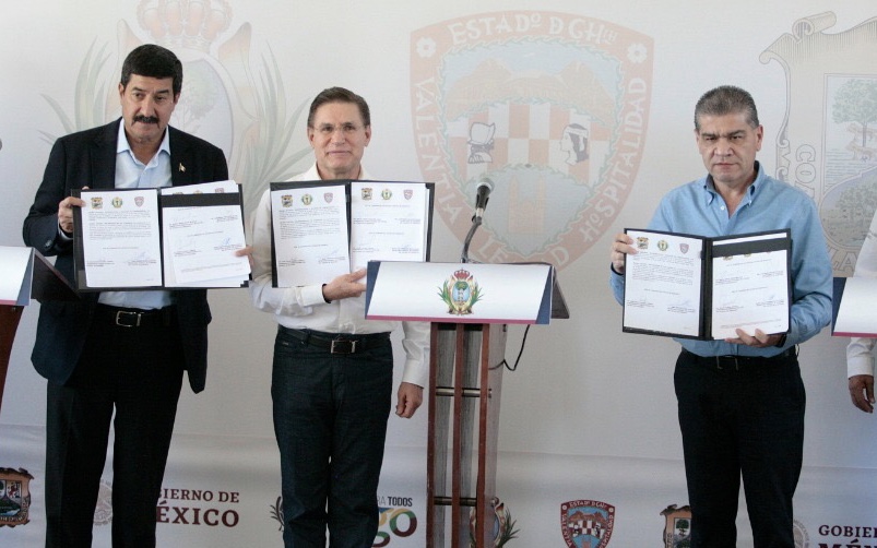 Firman Coahuila, Durango y <br>Chihuahua pacto de seguridad