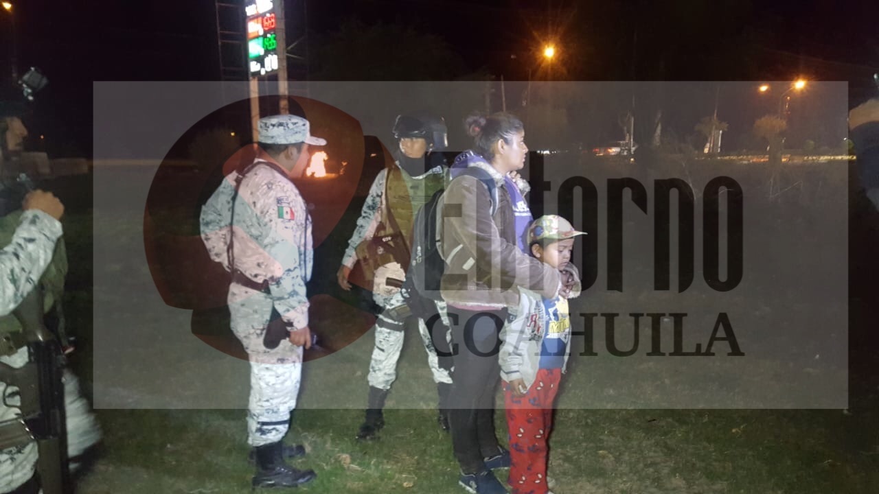 Asegura Guardia Nacional a migrantes en Piedras Negras