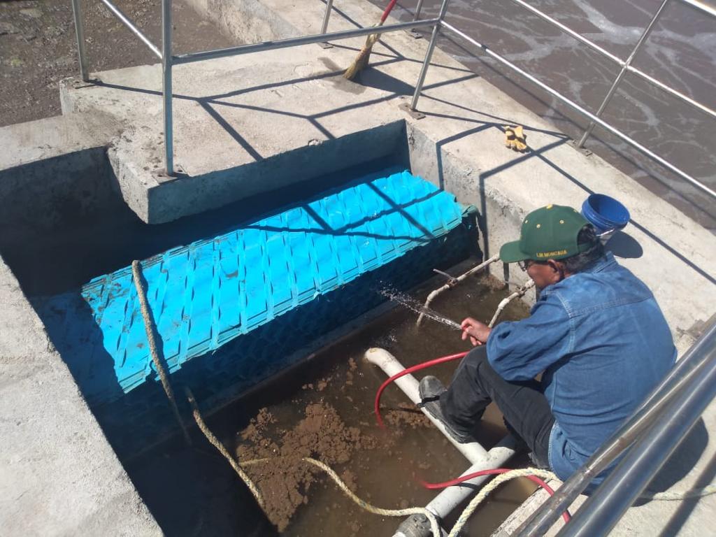 Realizan estabilización en planta de tratamiento de aguas residuales en la UAAAN