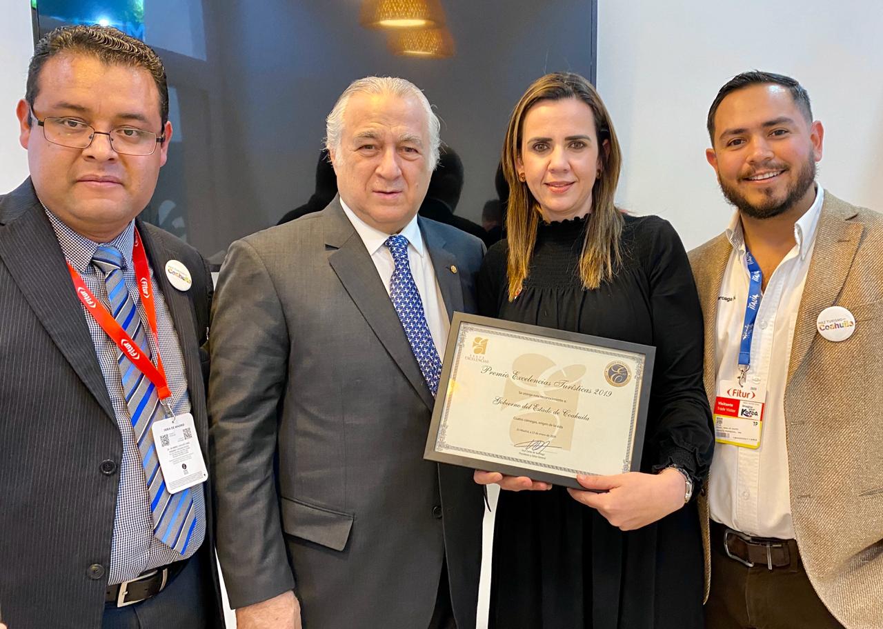 Reconocen a Coahuila en la Feria Internacional de Turismo en España