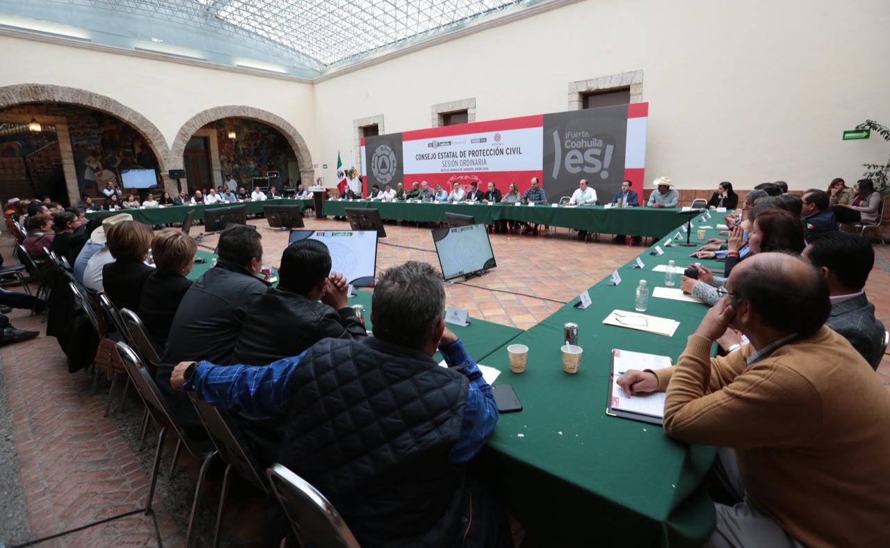 Revisan avances y puntualizan estrategias en materia de protección civil para el estado