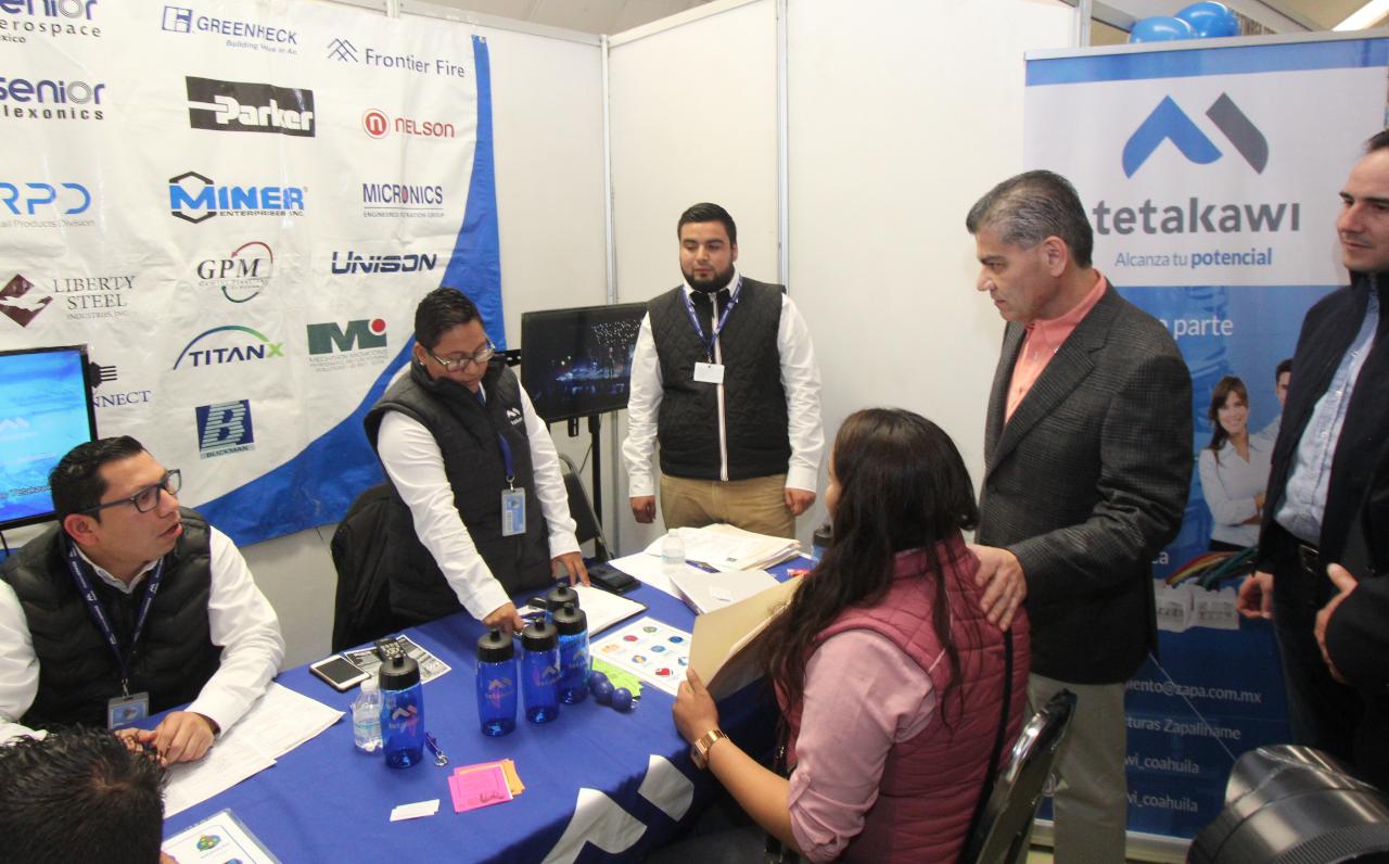 Inaugura Riquelme primera feria de empleo del año