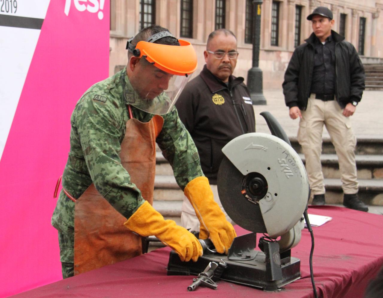 Suspenden campaña de canje de armas