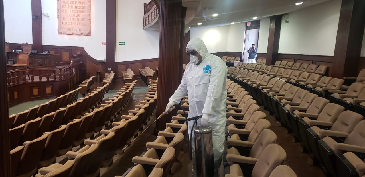 Sesionará Congreso a puerta cerrada por coronavirus