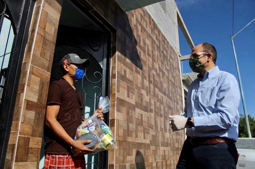 Entrega Jericó apoyos del programa estatal “Pa’quete quedes en casa”