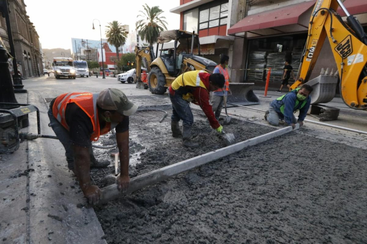 Rehabilita Municipio de Saltillo calles del centro de la ciudad