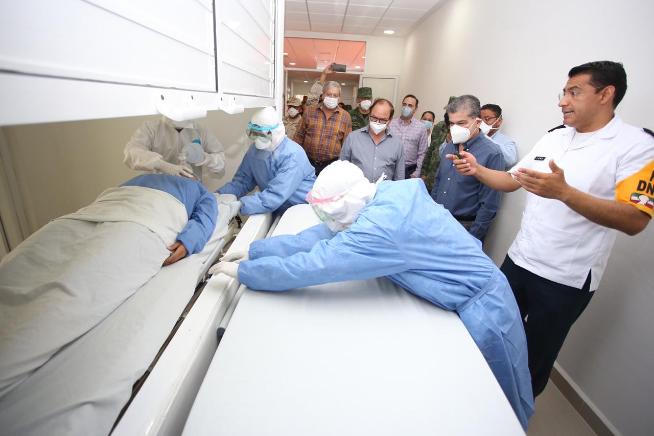 Supervisa MARS trabajos en el hospital oncológico de Saltillo